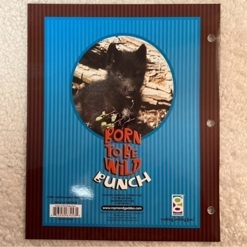 Born To Be Wild Bunch 2-Pocket Portfolio Folders - Pack of 3